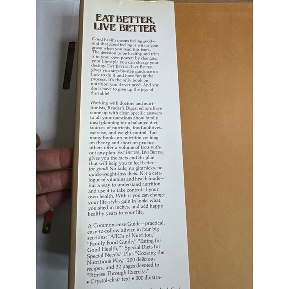Eat Better, Live Better : a Commonsense Guide to Nutrition and Good Health - Picture 4 of 6